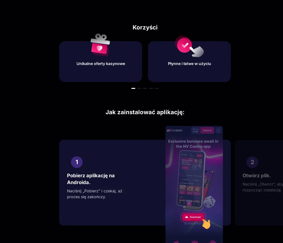 NV Casino: Ekskluzywne bonusy czekają w aplikacji NV Casino